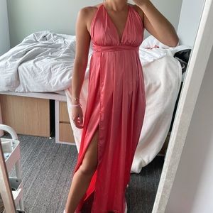 Xenia Silk Maxi Dress